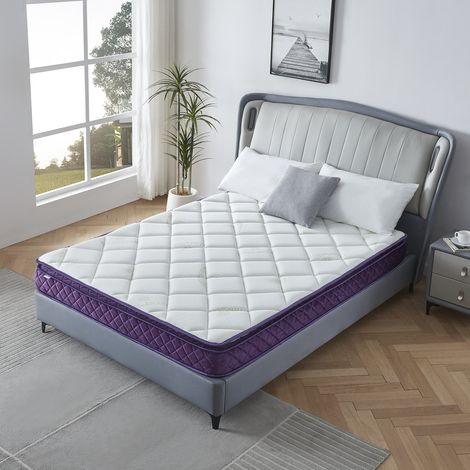 Matelas Régence 180x200 cm - Mémoire de forme et mousse H.R - Soutien équilibré - 20 cm d'épaisseur (1/5)