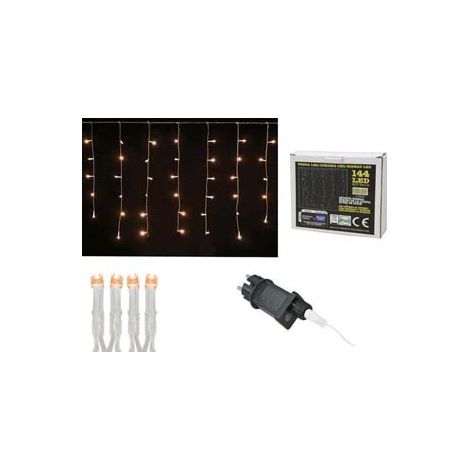 Tenda 144 LED Bianco Caldo per Interno Esterno con Flash Gioco Luci 3 m x