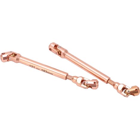 Arbre de transmission universel RC 1/10 pour voiture RC, pour la mise à niveau et la réparation de modèles télécommandés, 129 mm (1/5)