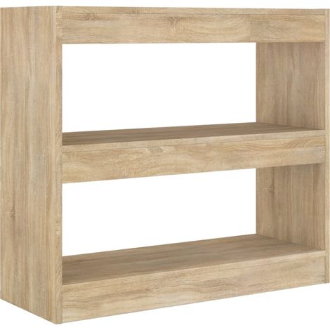Maison Exclusive - Bibliothèque/Séparateur de pièce chêne sonoma 80x30x72 cm