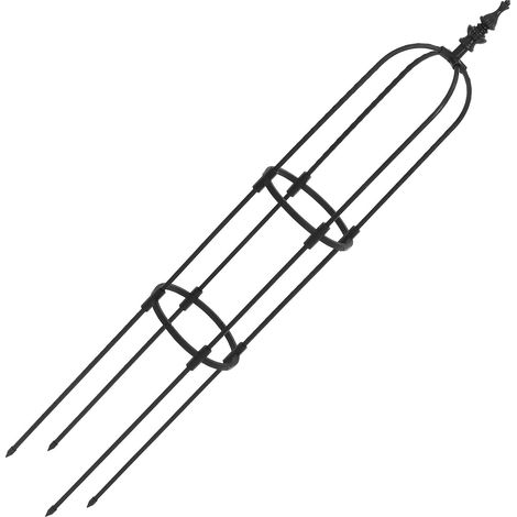 Rankhilfe Gartenobelisk aus Eisen 120cm mit 8mm Rohr