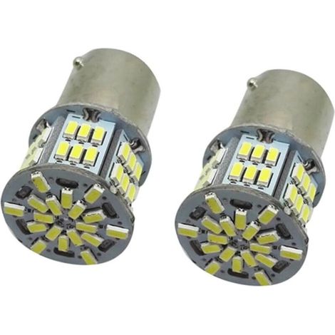 2 Stück 1156 LED-Bremslichter für Autos, 54 SMD-LEDs, 12V-24V, 1156-LED-Leuchte