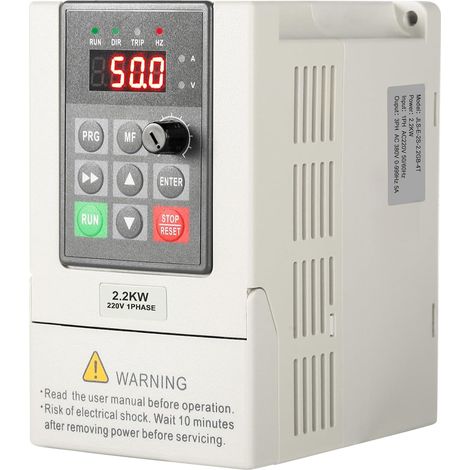 Transformer 220V 380V Frequency Converter 2.2kw Single Phase Input 220V Three Phase Output 380V 2.2KW Frequency Inverter (with extension cable 2m)
