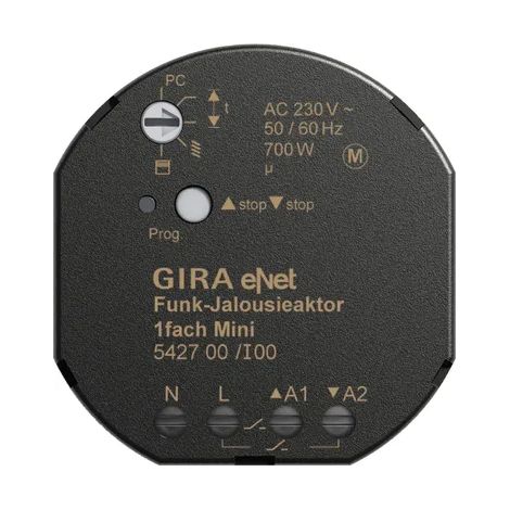 Gira Actuador de persiana Funk 1f Mini Gira eNet [542700], 5427 00