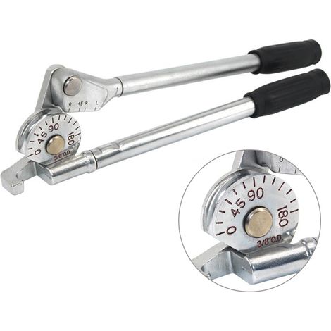 cintreuse de tubes 3/8" (unité impériale) Cintreuse de tubes à levier de 8 mm, cintreuse de tubes 3/8"/10 mm, peut cintrer les tubes en cuivre et les tubes en acier inoxydable à paroi mince. (1/5)