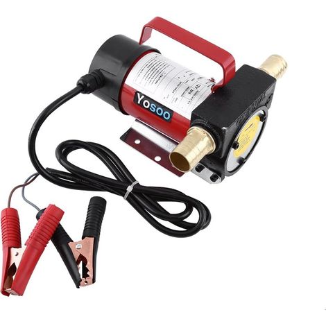 Pompe de Transfert de Carburant, Extracteur de Transfert d'huile électrique DC 12V 160W pour, Kérosène, Huile Propre à Faible Viscosité, Aspiration 6m, 40L/min (1/5)