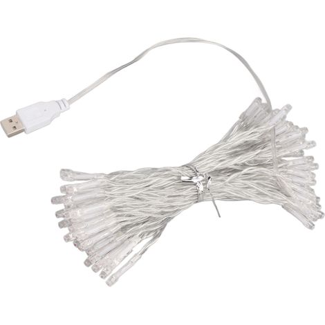 Guirlande LED Multicolore 10m Intérieur Extérieur, Guirlande Lumineuse avec Prise pour Sapin de Noël, Terrasse, Jardin, Décor Festif (1/5)