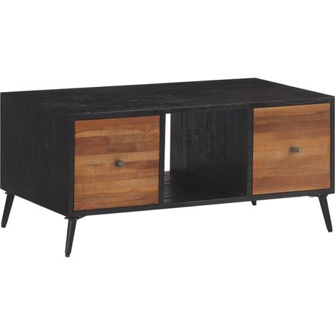 Couchtisch 90x50x41 cm Recyceltes Massivholz Teak
