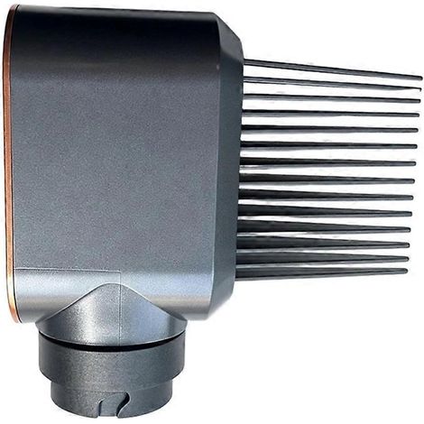 Embout peigne à dents larges pour sèche-cheveux Shark Flexstyl, accessoire de rechange pour cheveux bouclés et frisés, pour créer de la longueur, couleur or (1/5)