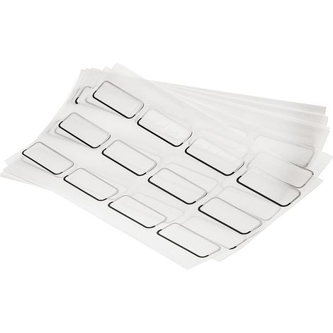 Etiquette blanche RS PRO, 120 unités , Multi-usages ( Prix pour Sachet de 120 )