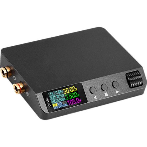 DP100 Alimentatore da Laboratorio Digitale 100W 6,3-50V CV/CC – Display a Colori, Compatto e Portatile – Plastica Robusta – Design Moderno – Ideale per Elettronica e Prototipazione (1/5)