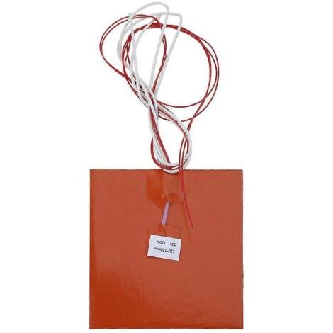 Importierte Silikon-Heizmatte, 120 x 120 mm, 2 V, 120 W, orange (1/5)