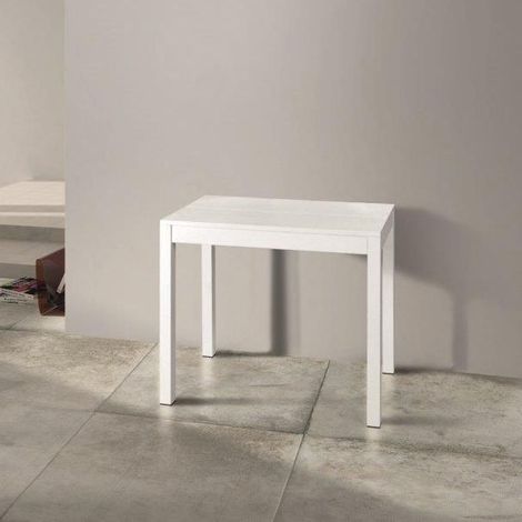 Tavolo Consolle allungabile Trilo in finitura Bianco (1/2)