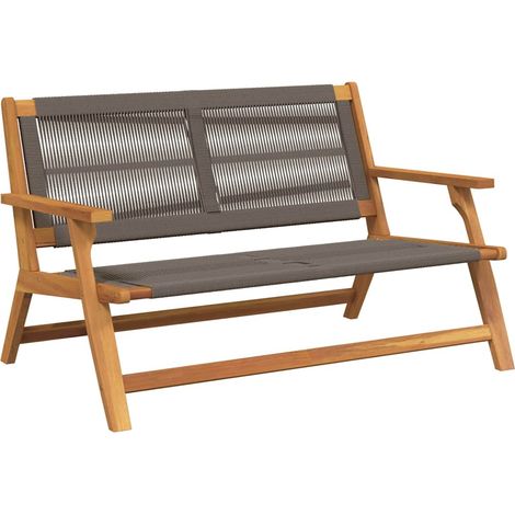 Mobilier de jardin Gris 78 x 122 x 73cm Bois d'acacia massif CFW969499 (1/5)