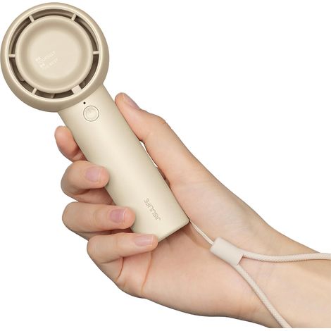 Mini ventilatore portatile senza pale, compatto e maneggevole con batteria ricaricabile, ideale per i viaggi grazie alla porta USB. Silenzioso e potente. (1/5)