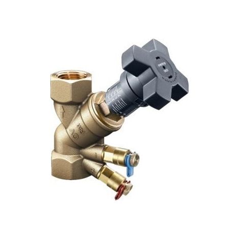 Valvola di regolazione del flusso OV Hydrocontrol MTR PN 25 con flangia di misura 2 x MG DN 20