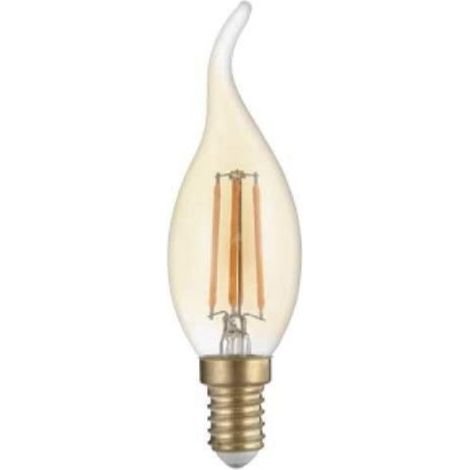 Ampoule LED E14 4W Flamme Filament Dimmable C35 - Blanc Chaud 23