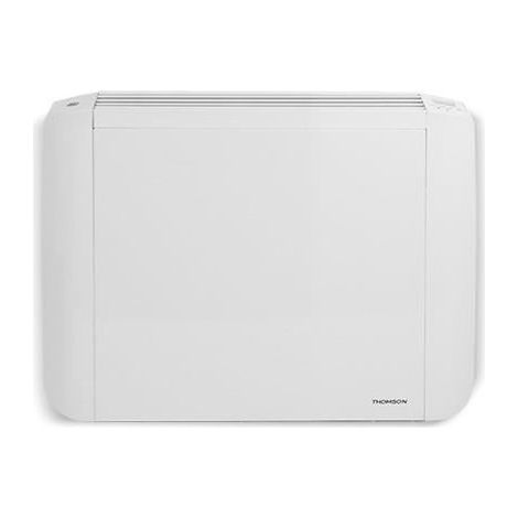 Radiateur électrique fixe THOMSON à inertie sèche céramique 1000W horizontal blanc (1/4)