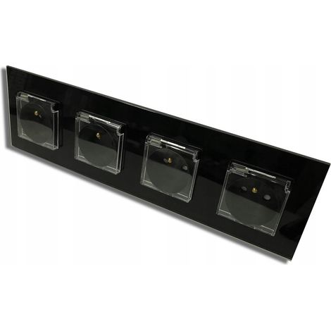 PRESA ELETTRICA QUADRO ERMETICA IN VETRO (1/5)
