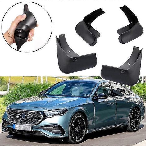 Ensemble de bavettes de protection anti-éclaboussures pour Mercedes-Benz E350/E450 AMG Line (à partir de 2024) (1/5)