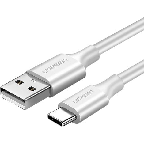 Cable USB a USB-C QC3.0 ugreen US287 de 2 m (blanco)