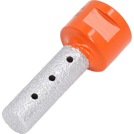 Fraise diamantée pour agrandir, tailler et façonner les trous dans le granit et le quartz, 15 mm / 0,59 po (1/5)