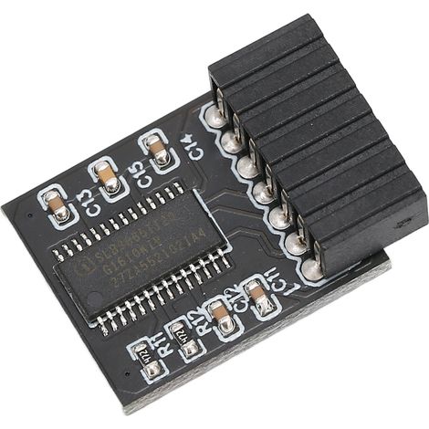 Module de Sécurité TPM 2.0 14 Broches LPC pour Carte ASUS, Cryptage et Authentification Renforcés (1/5)