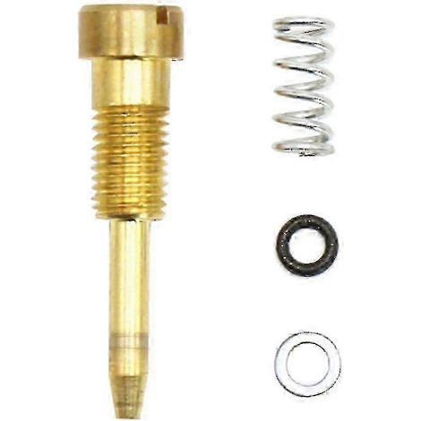 Kit de vis de réglage du mélange air-carburant pour carburateur compatible avec les scooters HSR42, HSR45 et HSR48 604-26014 (1/4)