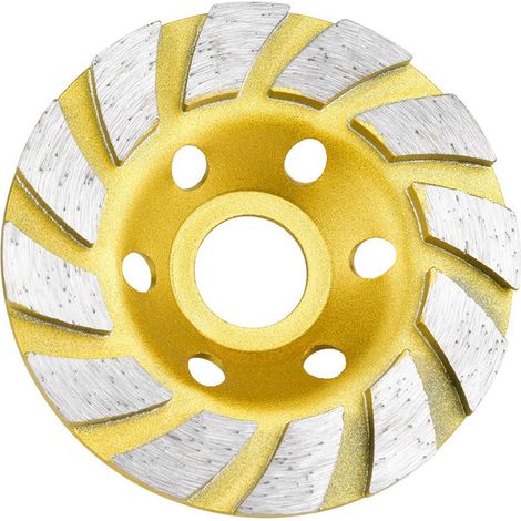 Disque diamanté meule boisseau 100 mm/4" pour polissage pierre béton céramique (1/5)