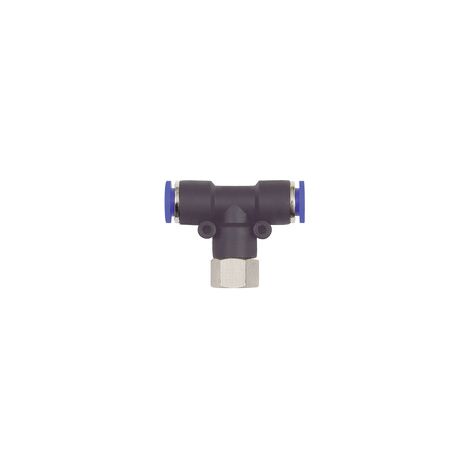 Riegler T-Steckverschraubung »Blaue Serie«, drehbar, G 1/4 innen, Ø 4 mm (1/2)