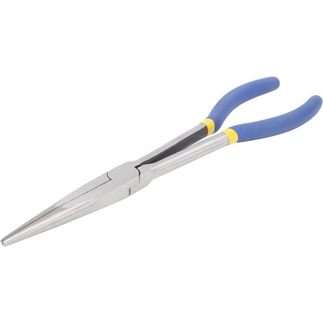 Pince à bec long de 28 cm (11 po) en acier avec poignée antidérapante, outil de réparation à main (1/5)