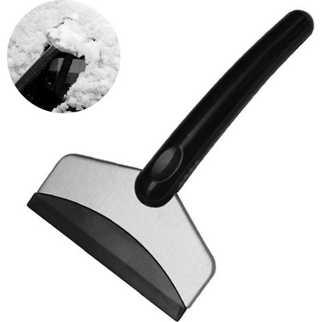 Adatto per raschietti per ghiaccio per auto rinforzati in metallo, raschietti per ghiaccio ergonomici per parabrezza invernali, resistenti a temperature estreme, raschietti per ghiaccio per finestrini