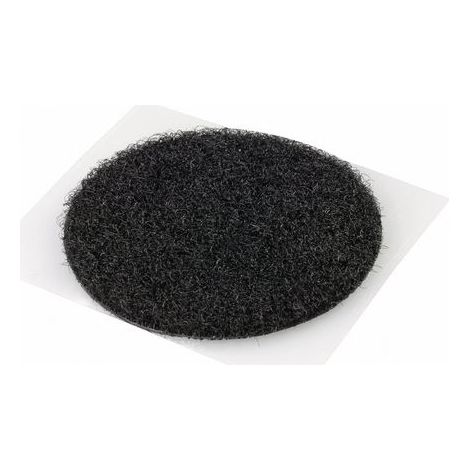 FASTECH® T02047999903C1 Pastille ronde auto-agrippante hotmelt à coller partie velours (Ø) 47 mm noir 1 pc(s) S20846 (1/3)