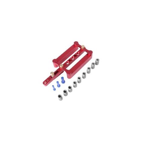 Dima autocentrante per tasselli metrici da 6/8/10 mm, foratura di precisione, accessori per dime, utensile per la lavorazione del legno - Crezuo