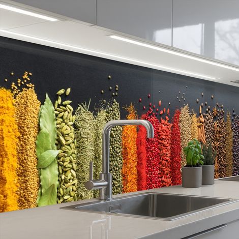 SCHIENALI CUCINA Spezie - Erbe - Offerte di lavoro - Arcobaleno 300x80 cm (1/5)