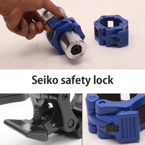 paire de colliers de serrage pour haltères, fixation pour barres de musculation et fitness. (1/5)