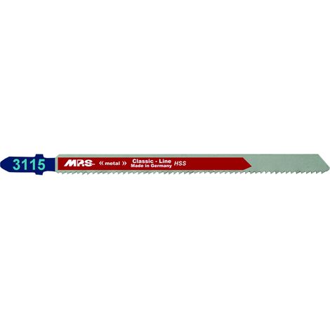 Hoja sierra calar MPS 3115, acero HSS, 12 TPI, para metales de 2,5 a 6 mm.