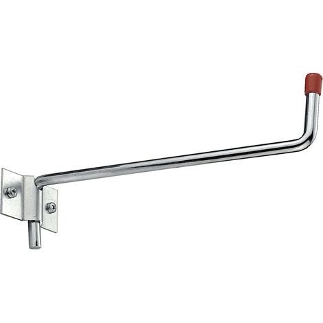 Gancio diritto a parete zincato, girevole 60 x 215 x 50 mm.