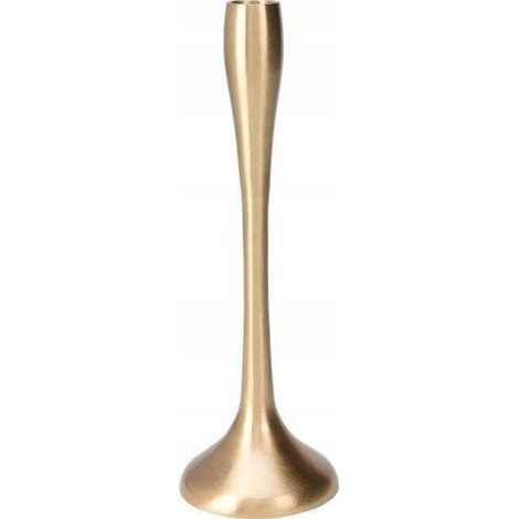 Portavelas Home Styling Collection dorado aluminio 8 5 x 25 5 cm