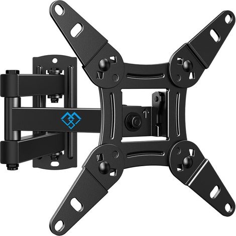 PERLESMITH TV Wall Mount 13-42 Inches Up to 20 kg, Adjustable TV Wall Mount Tilt and Rotate 360°, Arm TV Hook Max VESA 200 x 200 mm (1/5)