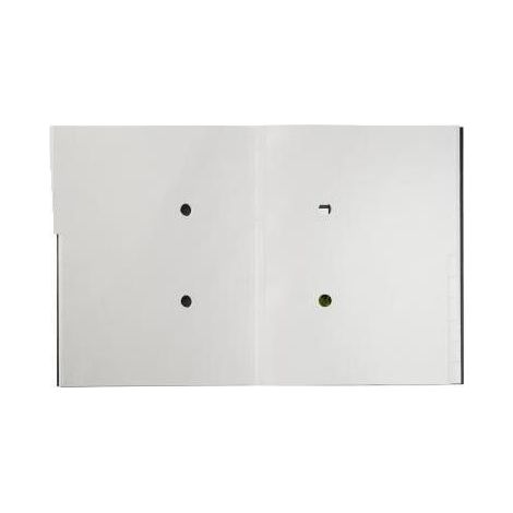 Ordnungsmappe Recycle DIN A4 275g/m² Karton 100 % recycelt Farbe: schwarz Farbe des Fächerblocks: grau 12 Fächer (1/4)