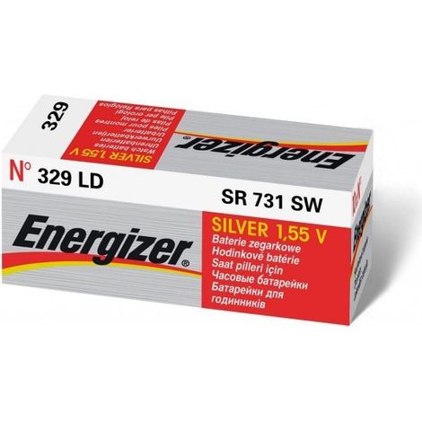 .10 Piles Energizer 329LD SR731SW.