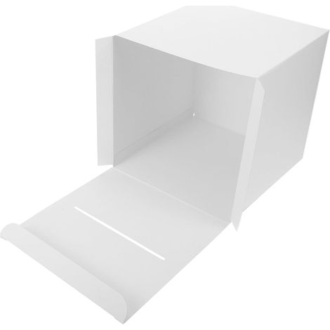 Boîte à Enveloppes Blanche en Papier Robuste Grosse Capacité pour Messages et Vœux, pour Mariage et Événements Spéciaux Design Élégant et Intemporel (1/5)