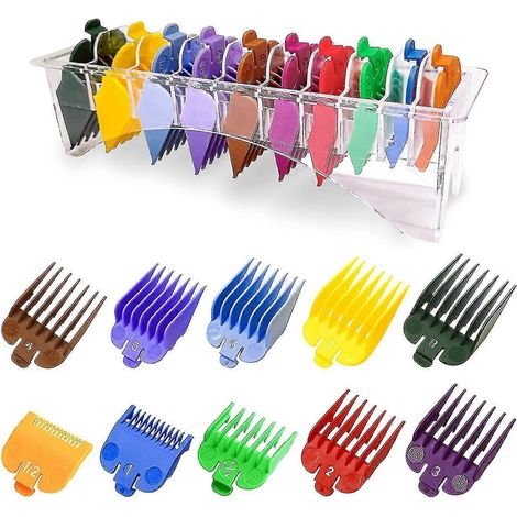 10 accessoires professionnels pour tondeuse à cheveux, compatibles avec la plupart des tondeuses Wahl, avec organiseur inclus - Aespa (1/5)