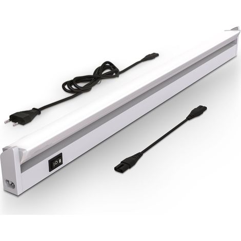 Unterbauleuchte - 6,8W, 740lm, LED, Stecker, erweiterbar, CCT, silber