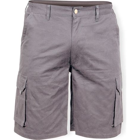 Pantalón de trabajo corto algodón basic Gris M Gris M (1/4)