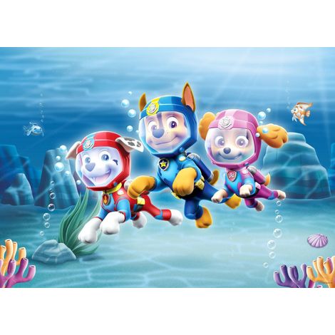 Poster Intissé - Pat'Patrouille modèle sous la mer - 155 cm x 110 cm (1/3)