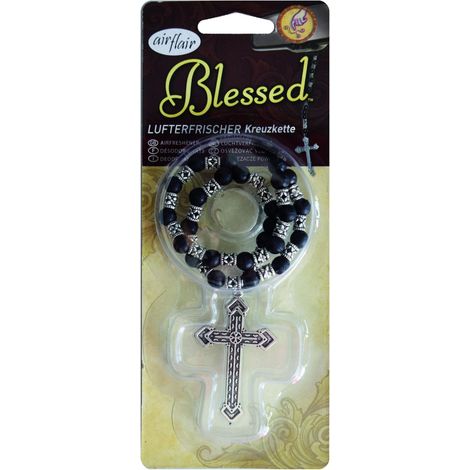 airflair Lufterfrischer Blessed Kreuzkette Moonlit Grove Duftbaum Autoduft