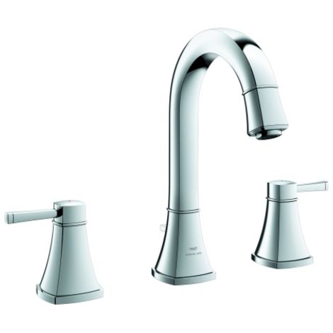 Grohe Grandera Batteria a 3 fori per lavabo Taglia L Cromo, 20619000 (1/2)