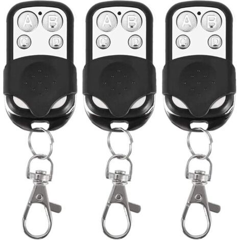 Lot de 3 tlcommandes universelles, Code Fixe, avec frquence de 433,92 MHz, pour Portail Automatique (1/5)